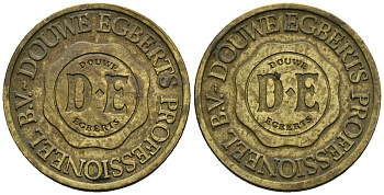 Нидерланды жетон ND жетон кофемашины - Douwe Egberts латунь 4167-414