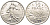 Франция 1/2 франка 1986 сеятель KM 931.1, Le Franc 198.25 никель 175-957