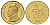 Аргентина 50 песо 1980 KM 83a сталь плакированная латунью UNC 4597-431
