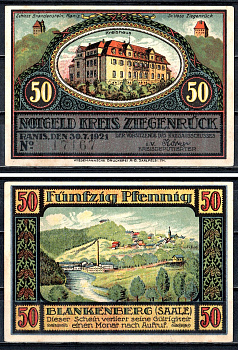 Цигенрюк (Пруссия, Саксония) 50 пфеннигов 1921 2193-45-1-1