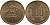 Чили 100 песо 1996 So KM 226.2, Schon 71 алюминиевая бронза UNC 4544-1246