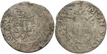 Польша 3 полкера (3 полторака - 1 крейцер) 1626 Сигизмунд III Ваза (1587-1632) Gorecki B.26 серебро 4158-1032