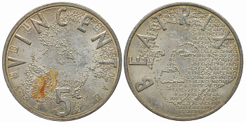 Нидерланды 5 евро 2003 150 лет со дня рождения Винсента ван Гога (1853-1890) KM 245 серебро aUNC 4179-1143