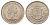 Великобритания 1/2 кроны 1953 Елизавета II (1952-2022), год-тип KM 893, Spink 4137 медно-никель aUNC 270-322