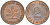 ФРГ 2 пфеннига 1966 D KM 106 бронза 4613-1218