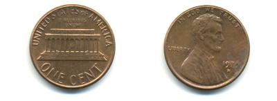 США 1 ЦЕНТ 1979 D ЛИНКОЛЬН KM 201 медь цинк UNC 179-343