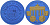 Либерия 5 долларов 2005 10 лет евро, страны еврозоны, Германия, с сертификатом, би-колор (два цвета), вес 7,78 гр., диаметр 35 мм.  ниобий  UNC  00-00