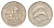Исландия 5 крон 1987 дельфины KM 28 медно-никель 4589-422