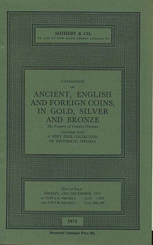 SOTHEBY & CO КАТАЛОГ АНТИЧНЫХ, АНГЛИЙСКИХ И ЗАРУБЕЖНЫХ МОНЕТ В ЗОЛОТЕ, СЕРЕБРЕ И БРОНЗЕ, А ТАКЖЕ ОТЛИЧНАЯ КОЛЛЕКЦИЯ ИСТОРИЧЕСКИХ МЕДАЛЕЙ. РАЗЛИЧНЫЕ ВЛАДЕЛЬЦЫ 27012 SOTHEBY & CO, CATALOGUE OF ANCIENT, ENGLISH AND FOREIGN COINS, IN GOLD, SILVER AND BRONZE,