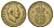 Дания 2 кроны 1951 N, Фредерик IX (1947-1972) KM 838 алюминиевая бронза 4593-1046
