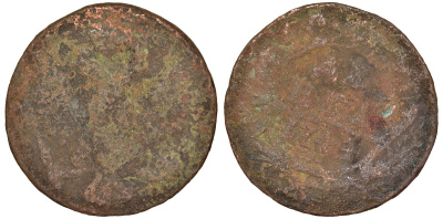 Россия деньга 1744 Елизавета (1741-1761), Красный монетный двор Биткин 352 медь 51-3935