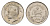 Иран 1 риал 1972 SH 1351, ФАО - Продовольственная программа KM 1183 медно-никель 4649-1213