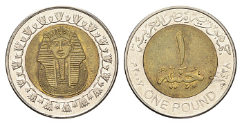 Египет 1 фунт 2007 сфинкс KM 940a биметалл 4660-1036