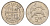 Исландия 5 крон 1984 дельфины KM 28 медно-никель 4591-945