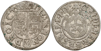 Польша 3 полкера (3 полторака - 1 крейцер) 1625 Сигизмунд III Ваза (1587-1632) Gorecki B.25, KM 41 серебро 4158-1025