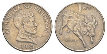 Филиппины 1 писо 1985 KM 243.1 медно-никель 4635-944