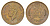 Цейлон 50 центов 1951 Георг VI (1936-1952), год-тип KM 123 никель латунь 4652-114