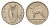Ирландия 6 пенсов 1967 собака, ирландский волкодав KM 13a медно-никель 4690-343