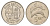 Исландия 5 крон 1981 дельфины KM 28 медно-никель 4591-846