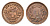 Швейцария 1 раппен 1884 B KM 3.1 бронза 1530-1324