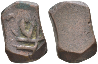 Индия, Радханпур (Radhanpur) 1 пайса ND Bismilla Khan (1874-1895), вес 9,91 гр. медь 00-00