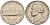 США 5 центов 1964 D, Джефферсон KM А192 медно-никель 92-1126