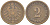 ГЕРМАНИЯ 2 ПФЕННИГА 1875 G, СТАРОГЕРБОВКА KM 2, J. 2 медь 175-237