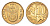 ЮАР 10 центов 2001 герб, цветок алоэ KM 224 сталь плакированная бронзой UNC 4694-767