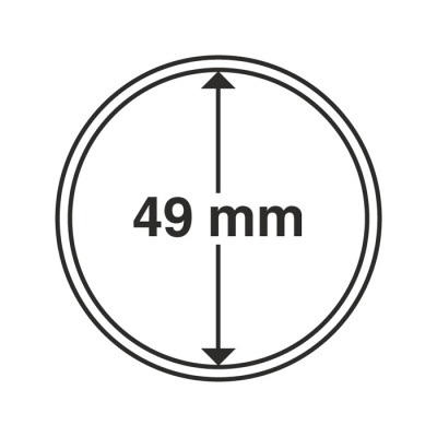 Капсулы круглые – 49 мм, упаковка 10 шт. Leuchtturm. 331281