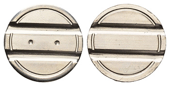 Италия жетон диаметр 23,5 мм, вес 5,6 гр нержавеющая сталь 4670-546