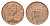 Великобритания 1 пенни 1978 Елизавета II (1952-2022) KM 915, Spink 4237 (B1) бронза aUNC 4696-749