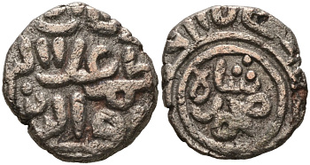 Индия 2 гани 1308 (AH711) Делийский Султанат, Alu ed-din Muhammad Shab II (1295-1315) Goron/Goenka D 233, Mitchiner 2569 биллон 192-937