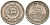 Цейлон 25 центов 1965 KM 131 медно-никель 4567-156