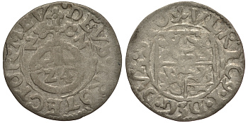 Померания, Кольберг, Камминское епископство 1/24 талера 1622 Ульрих (1618-1622), вес 0,75 гр. KM 64, Olding 159 Hildisch 250 серебро 1516-445