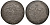 Гамбург 2 шауталера 1635-1668 крестильный 57,70 гр Gaed. 1582 серебро 00-00