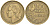 ФРАНЦИЯ 50 ФРАНКОВ 1951 ПЕТУХ KM 918.1, LE FRANC 425.5 алюминиевая бронза 189-314