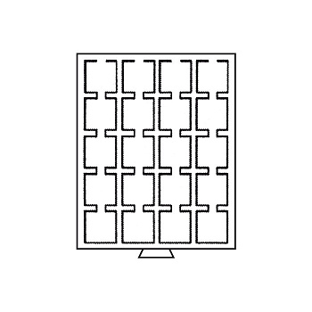 Бокс для монет на 20 ячеек, подходит для капсул Quadrum или монет в холдерах. 310511-1