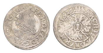 Австрия 1 крейцер 1626 Брно, Богемия, Фердинанд II KM 480 серебро 1518-445