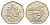 Барбадос 1 доллар 2004 летучая рыба KM 14.2 медно-никель UNC 4637-326
