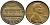США 1 ЦЕНТ 1972 S, ЛИНКОЛЬН KM 201 медь цинк 4383-1155