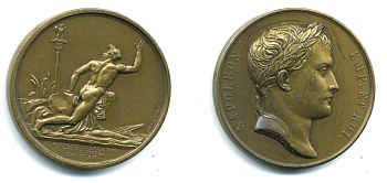 ФРАНЦИЯ МЕДАЛЬ XX век НАПОЛЕОН, бронза SH2-27