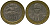 Чили 100 песо 2005 So KM 236, Schon 84 биметалл 4543-1256