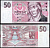Чехия 50 крон 1993 Pick 4 бумага UNC (пресс) 7222-23-1-2