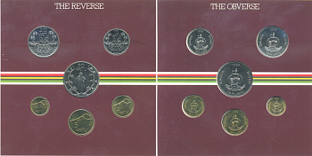 ВАНУАТУ НАБОР ИЗ 6 МОНЕТ 1983 1, 2, 5, 10, 20, 50 ВАТУ, В ОРИГИНАЛЬНОМ КАРТОННОМ БУКЛЕТЕ, ИЗГОТОВИТЕЛЬ КОРОЛЕВСКИЙ МОНДВОР АНГЛИИ BUNC 00-00