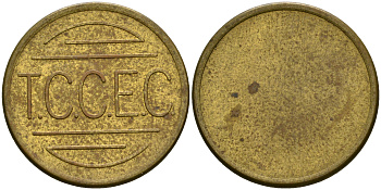 Европа жетон ND T.C.C.E.C латунь 25-1242