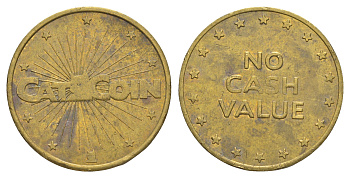 Люксембург жетон для автоматов - монета Кошка ND диаметр 28,5 мм, вес 8 гр латунь 4172-445