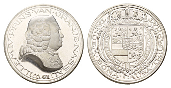 Нидерланды медаль из серии история Нидерландов - Вильгельм IV Оранский - прниц (Штатгальтер) Нидерландов первая половина XX века Tandem bona causa triumphat (Наконец-то доброе дело торжествует), диаметр 25 мм, вес 7,2 гр серебро PROOF 4671-1121