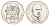 Ямайка 50 центов 1979 Маркус Гаврей (1887-1940) KM 70 медно-никель BU 91-1023