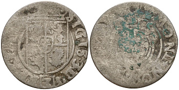 Польша 3 полкера (3 полторака - 1 крейцер) ND (1620-1627) Сигизмунд III Ваза (1587-1632) KM 41 серебро 4158-746