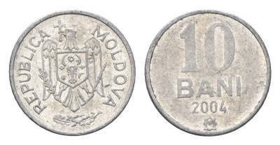 Молдавия (Молдова) 10 бань (бани) 2004 KM 7 алюминий 4694-1048